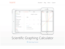 Tablet Screenshot of mathxapp.com